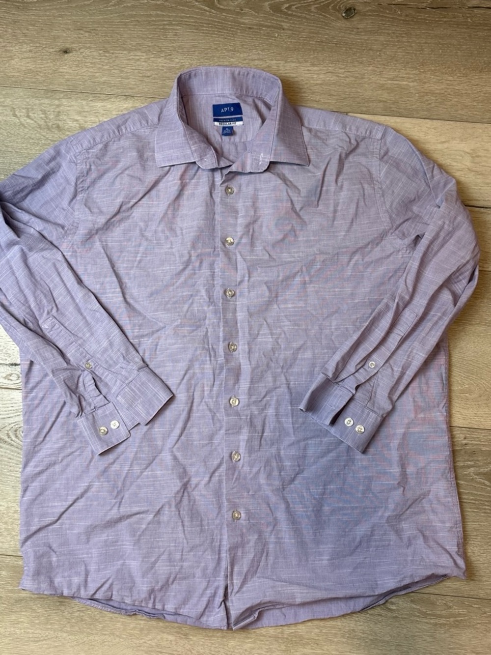 Apt. 9 Men's Lavender Button-Up Dress Shirt